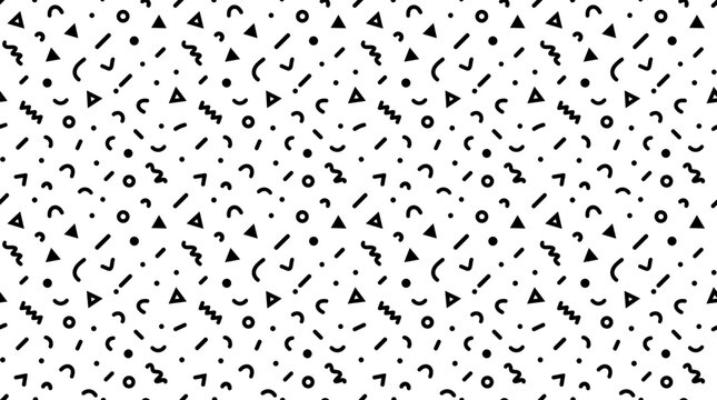 Repeating Binary Code Zeros and Ones Pattern in Monochrome Minimalist Style