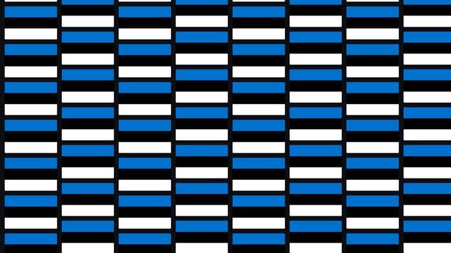 Estonia Flag Matrix Grid Loop - Animated Vertical Scrolling Columns Background