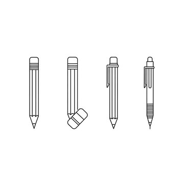 Four types of modern LED light bulbs.