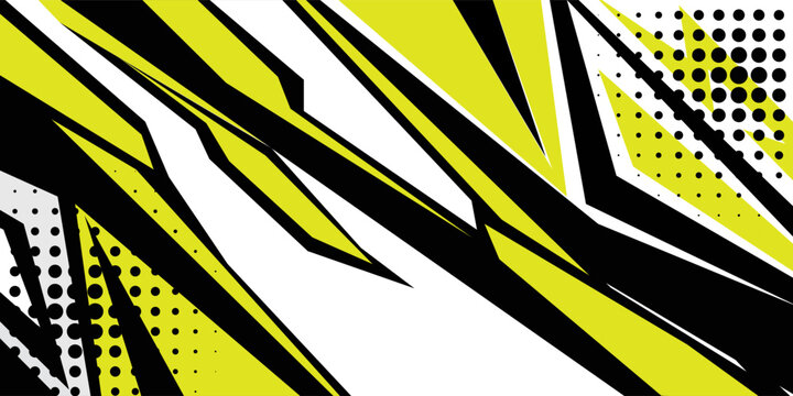 Car pattern graphic vector with exclusive colors. Abstract grunge background design for vehicle vinyl wrap and sports car, racing car, modern.