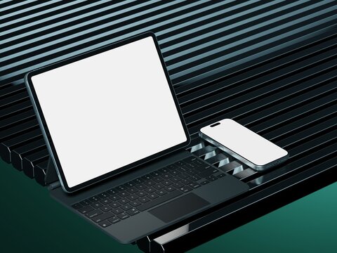 Responsive Web Design and website Mockup, Devices Mock up, Smartphone desktop tablet laptop template Mockup