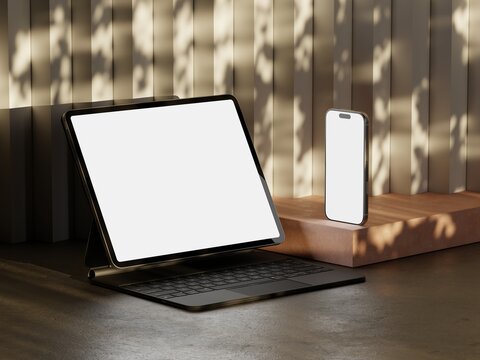 Responsive Web Design and website Mockup, Devices Mock up, Smartphone desktop tablet laptop template Mockup