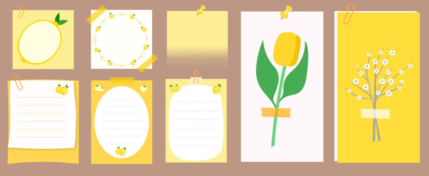 yellow notepad