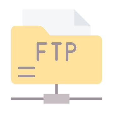  FTP Folder Data Transfer Icon, 