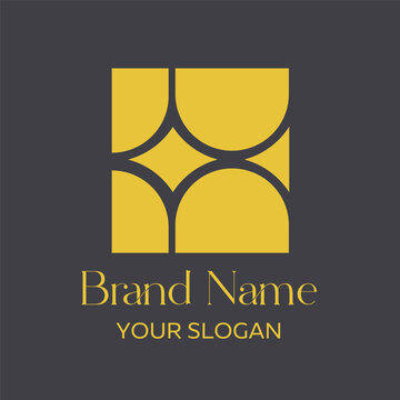 Abstract design template. Business sign, identity, logotype element.