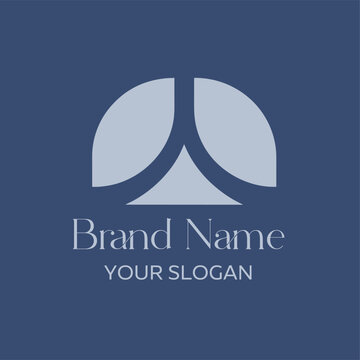 Abstract design template. Corporate identity design element. Vector illustration.