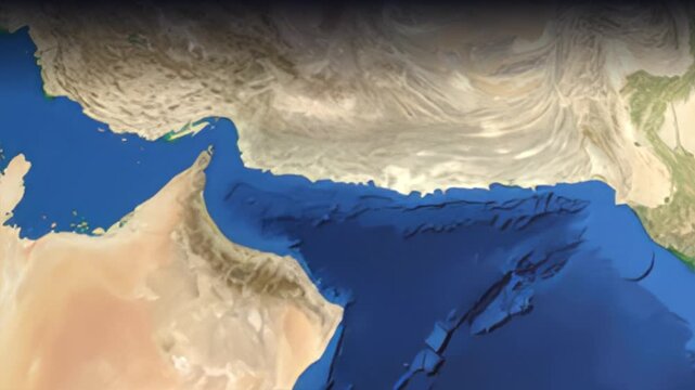 Animated Flight Path Map from Doha Qatar to Miami USA