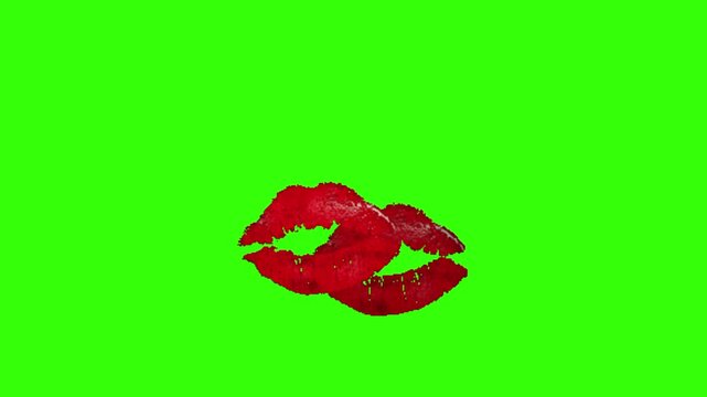 Animated Lips Talking Loop