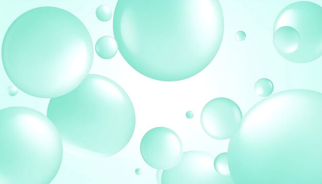 Abstract bubble background with soft pastel colors.