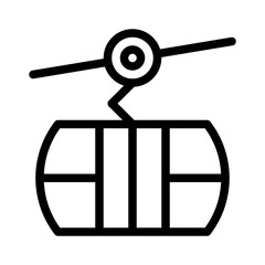 gondola line icon © notivestudios