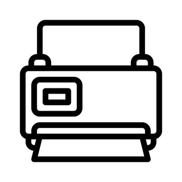 printer line icon