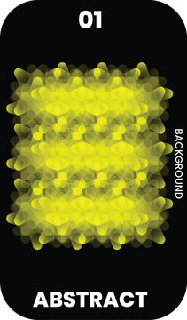 Abstract Yellow Glowing Particle Background with Soft Light Cluster and Vibrant Energy Effect