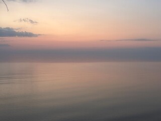 Obraz premium sunrise over the lake