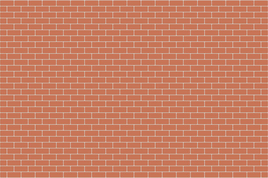 Red brick wall texture background