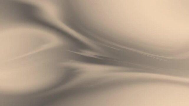 Elegant beige abstract wave background with smooth flowing silk texture.