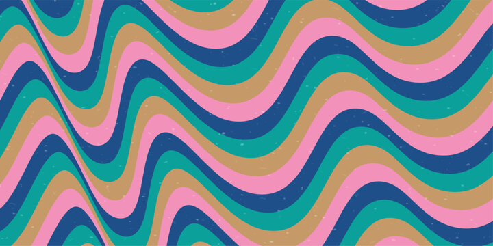 Acid graphics -Abstract retro wave