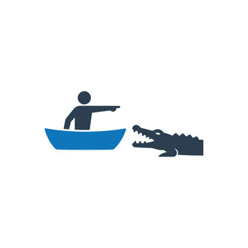 Signaling Imminent Marine Threat Icon