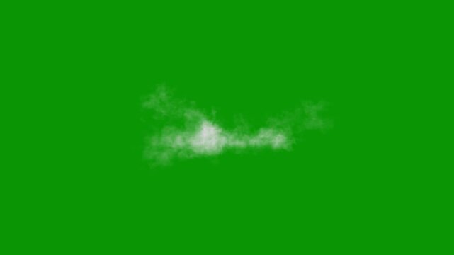 Smoke dust blast explosion, cartoon flash FX 2D smoke, energy burst shiny spark doodle, liquid splash elements hand drawn effects on green screen background, 4K quality