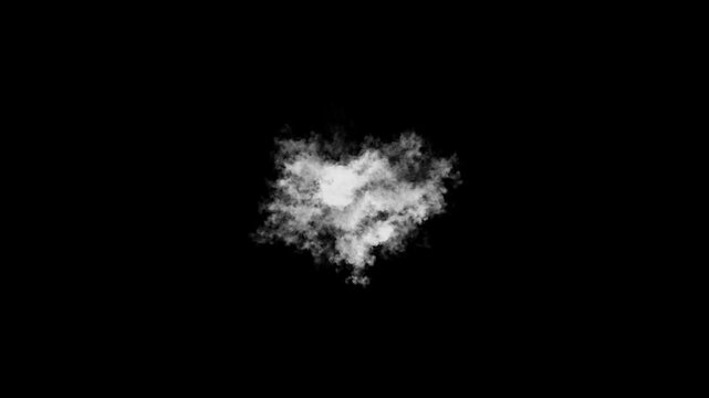 Cartoon smoke dust explosion blast FX, 2D flash hand drawn smoke effects, doodle shiny spark liquid splash burst on black screen background, 4K video with glowing energy burst animation.