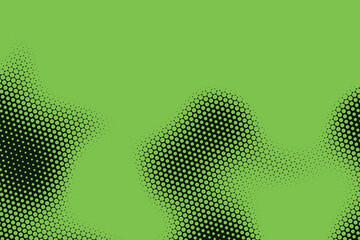 Abstract halftone camouflage pattern in green and black tones dots © MD. ABDUL BATEN