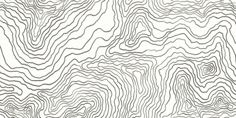 A topographical map displays contour lines indicating elevation changes across a landscape, useful for navigation and geographic study. © LumenCraft