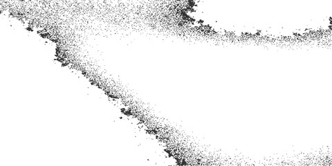 Obraz premium Abstract Black and White Grunge Background with Ink Splatter Frame Textured Border Paint Splash Vector Illustration Design Banner Pattern