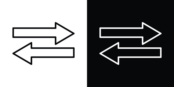 Transfer arrows icon