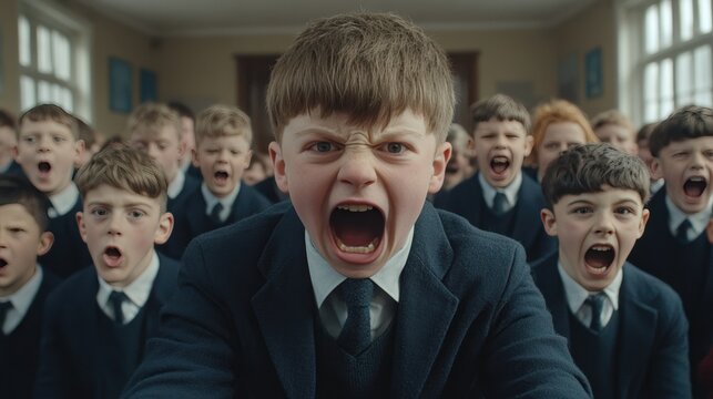 Classroom Chaos: Students Unite in a Roar of Rebellion and Frustration