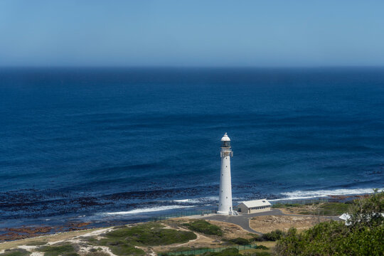 Slangkop Lighthouse on the Cape Peninsula coast in South Africa