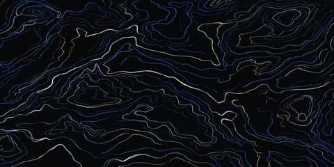 Abstract flowing topographic contour lines texture with topography abstract background geography elevation cartography geometric minimalist visualization navigation technical structure © MOHAMAD