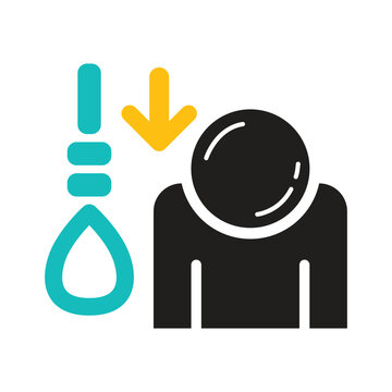 Suicidal Thought icon design