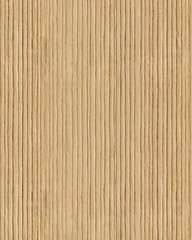 Fototapeta premium Close up of premium rift cut oak veneer showing perfectly parallel vertical wood grain texture pattern