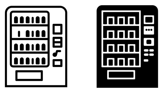vending machine fresh snack icon vector