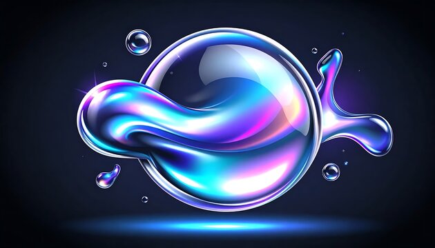 Abstract digital art of a glowing energy vortex.