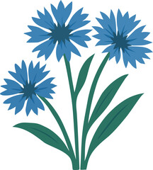 Fototapeta premium vector illustration of a dandelion