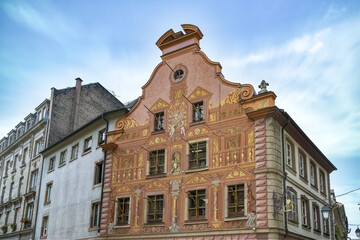 Obraz premium Strasbourg in France, old houses in the historic center 
