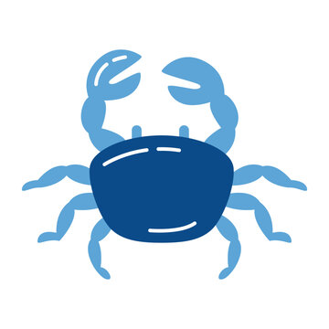 Crab icon design