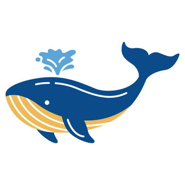 Whale icon design