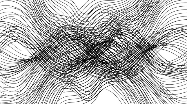 Abstract wavy line pattern moire effect background