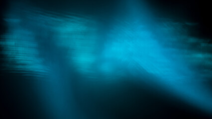 Obraz premium Abstract macro teal light cloud texture, glowing cyan smoke pattern background