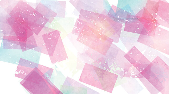 Abstract Pastel Pink Rectangular Geometric Shapes Background