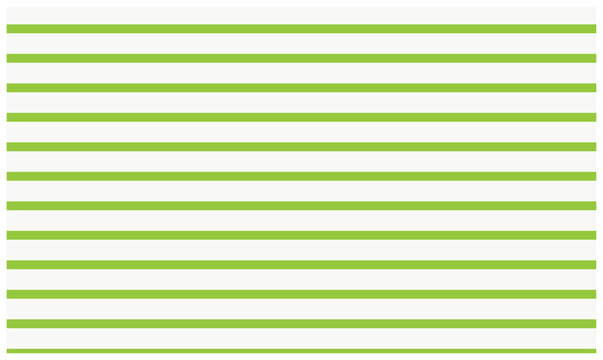 Minimalist green horizontal line pattern on white background.