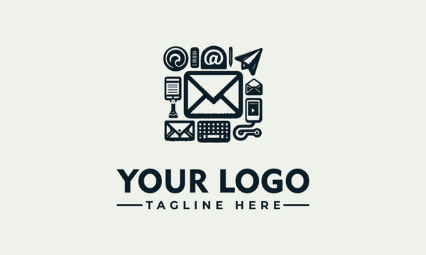 Creative Digital Connectivity Array Vector Logo Illustration for Modern Communication Business Services