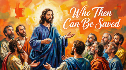 Obraz premium A rich young ruler asks Jesus how he may inherit eternal life and gets a costly challenge back.