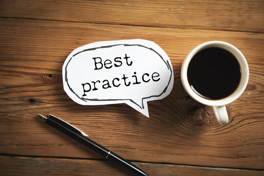Best Practice Speech Bubble Isolated