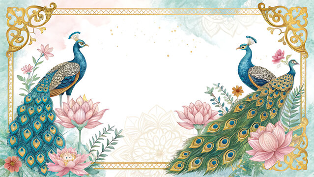 Peacock Heritage Frame