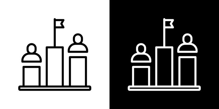 Competitor Icon Set Multiple Style Collection