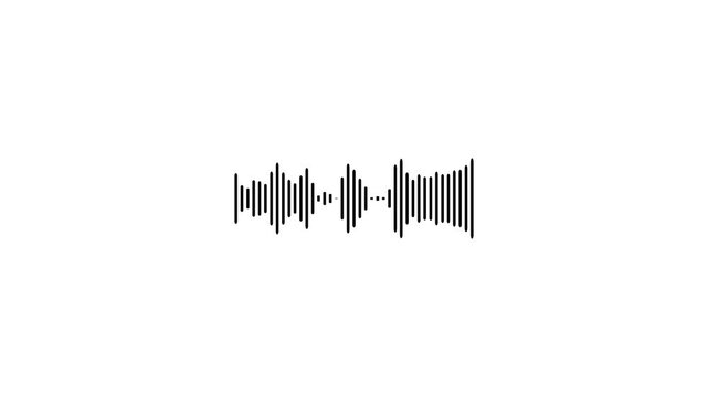 Abstract waveform graphic visualizes audio waves, Abstract sound waves pulse with rhythm and energy., Digital tracks audio frequency , Digital signal processing drives modern technology.