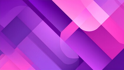 Fototapeta premium Abstract purple and pink gradient background with geometric shapes design.