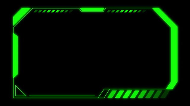 Technical hud frame element for digital interface composition. Structured screen layout designed for information display systems. Futuristic interface frame for modern visual presentation.